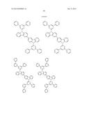 ORGANIC ELECTROLUMINESCENCE ELEMENT AND MATERIAL FOR ORGANIC     ELECTROLUMINESCENCE ELEMENT diagram and image