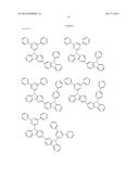 ORGANIC ELECTROLUMINESCENCE ELEMENT AND MATERIAL FOR ORGANIC     ELECTROLUMINESCENCE ELEMENT diagram and image