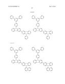 ORGANIC ELECTROLUMINESCENCE ELEMENT AND MATERIAL FOR ORGANIC     ELECTROLUMINESCENCE ELEMENT diagram and image