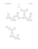 ORGANIC ELECTROLUMINESCENCE ELEMENT AND MATERIAL FOR ORGANIC     ELECTROLUMINESCENCE ELEMENT diagram and image