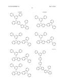 ORGANIC ELECTROLUMINESCENCE ELEMENT AND MATERIAL FOR ORGANIC     ELECTROLUMINESCENCE ELEMENT diagram and image