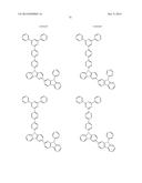 ORGANIC ELECTROLUMINESCENCE ELEMENT AND MATERIAL FOR ORGANIC     ELECTROLUMINESCENCE ELEMENT diagram and image