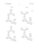 ORGANIC ELECTROLUMINESCENCE ELEMENT AND MATERIAL FOR ORGANIC     ELECTROLUMINESCENCE ELEMENT diagram and image