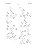 ORGANIC ELECTROLUMINESCENCE ELEMENT AND MATERIAL FOR ORGANIC     ELECTROLUMINESCENCE ELEMENT diagram and image