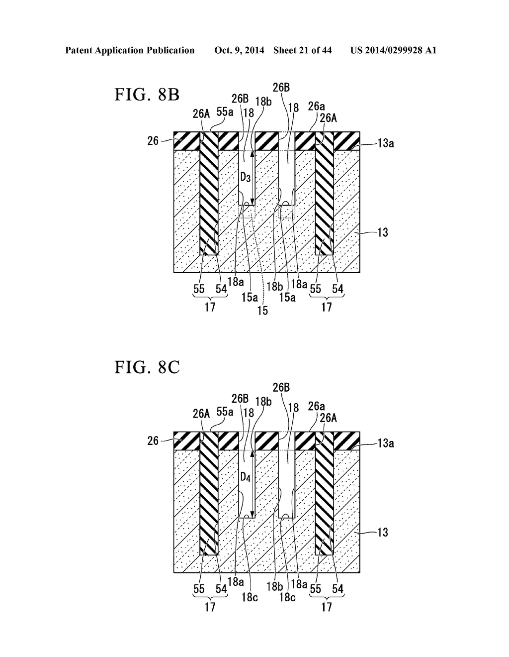 SEMICONDUCTOR DEVICE AND METHOD OF FORMING THE SAME - diagram, schematic, and image 22