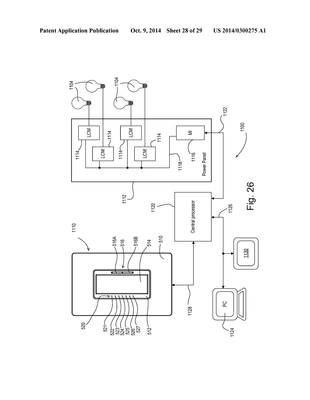 Control Device for Providing A Visual Indication of Energy Savings and     Usage Information - diagram, schematic, and image 29