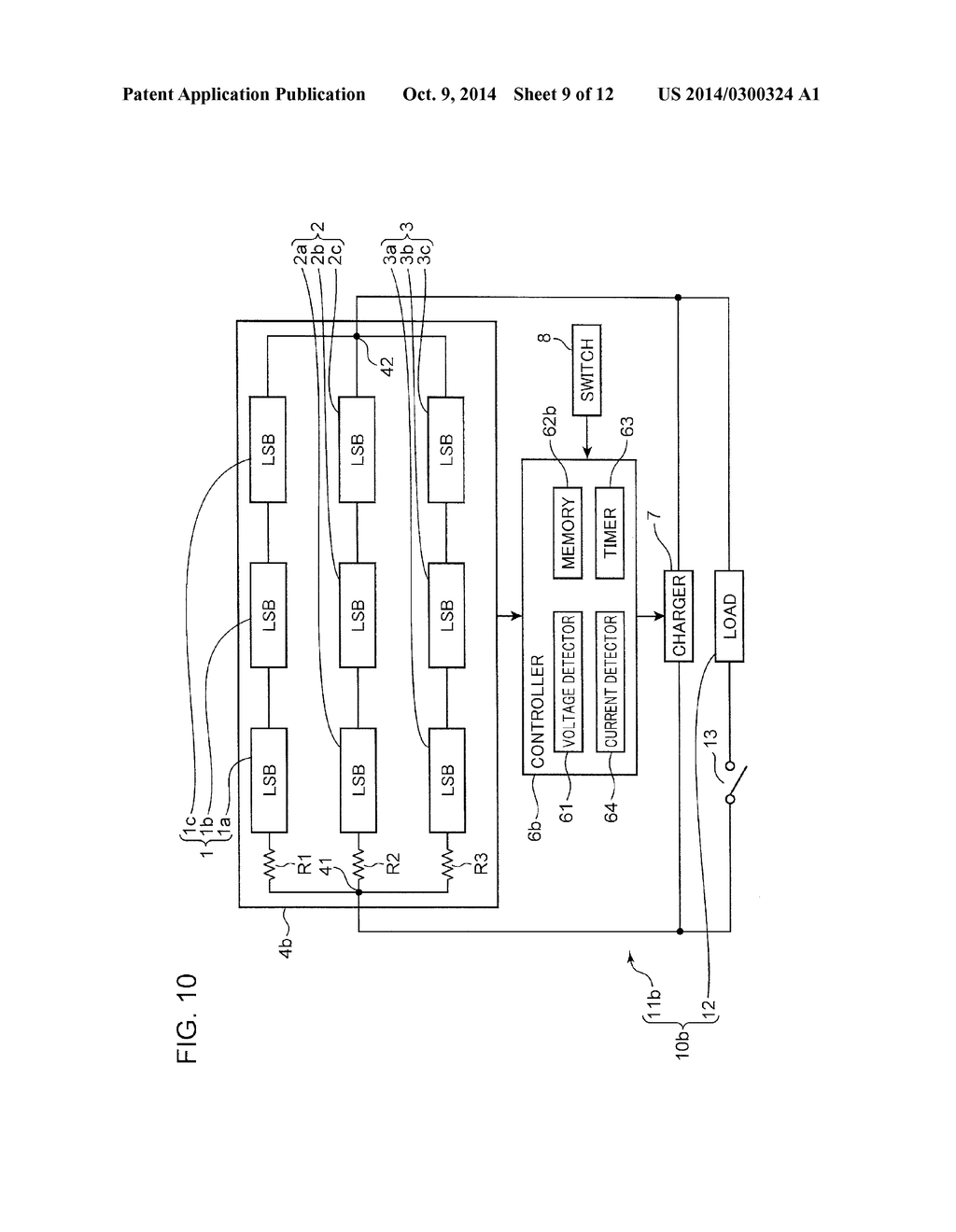 ASSEMBLED BATTERY CHARGING METHOD, CHARGING CONTROL CIRCUIT, AND POWER     SUPPLY SYSTEM - diagram, schematic, and image 10