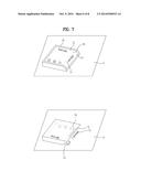 PORTABLE DEVICE PROVIDING A REFLECTION IMAGE AND METHOD OF CONTROLLING THE     SAME diagram and image