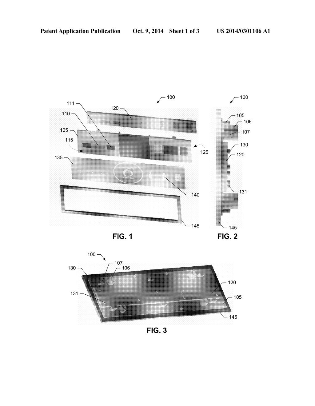 APPLIANCE DISPLAYS HAVING MODULAR LIGHT GUIDES AND METHODS OF ASSEMBLING     THE SAME - diagram, schematic, and image 02