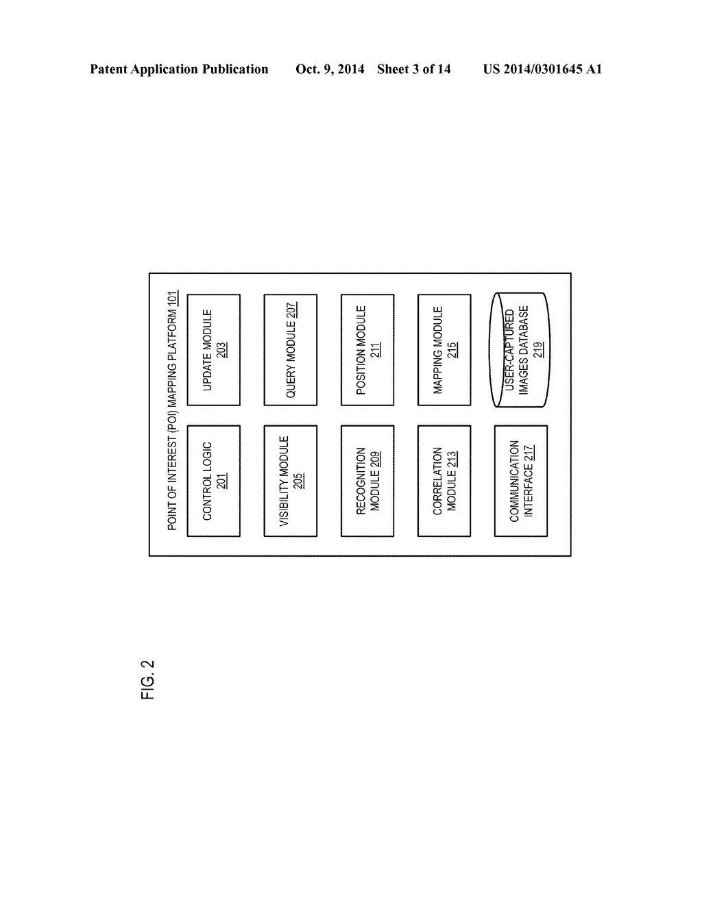 METHOD AND APPARATUS FOR MAPPING A POINT OF INTEREST BASED ON     USER-CAPTURED IMAGES - diagram, schematic, and image 04