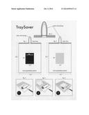 Traysaver-paint tray storage bag diagram and image