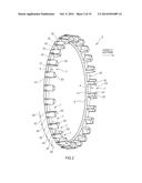 PRONG TYPE CAGE FOR DOUBLE ROW ROLLER BEARING AND DOUBLE ROW ROLLER     BEARING diagram and image