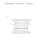 HOT PRESS MOLDING METHOD, ARTICLE MOLDED BY HOT PRESS MOLDING, AND MOLD     FOR HOT PRESSING diagram and image