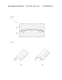 HOT PRESS MOLDING METHOD, ARTICLE MOLDED BY HOT PRESS MOLDING, AND MOLD     FOR HOT PRESSING diagram and image