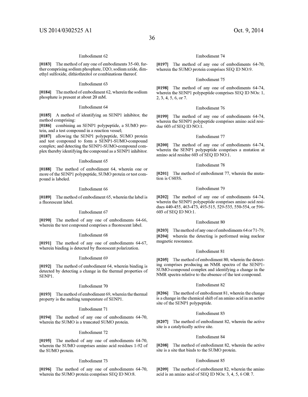 METHODS OF IDENTIFYING SENP1 INHIBITORS - diagram, schematic, and image 42