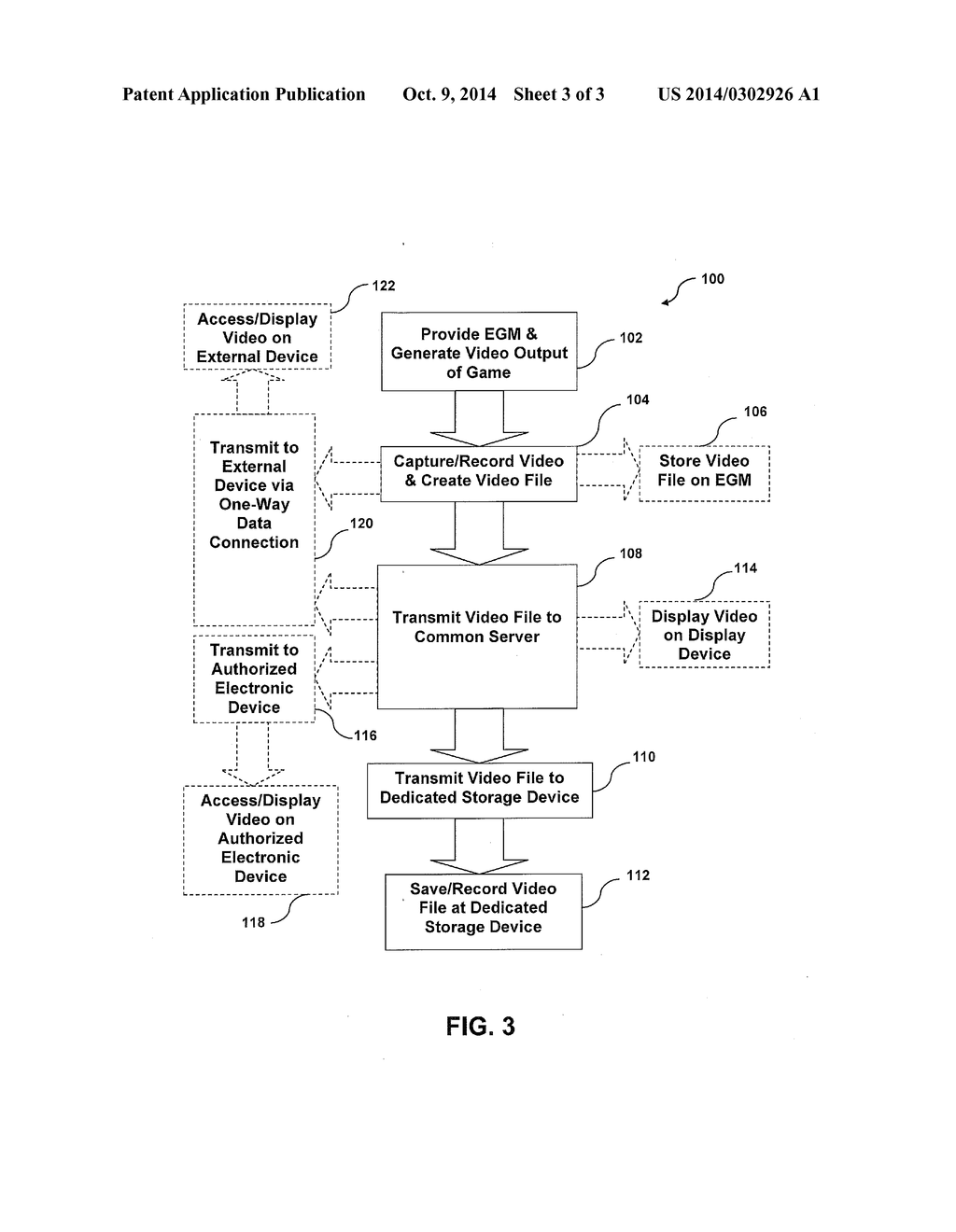 System and Method for Processing Video Content of Electronic Gaming     Machines - diagram, schematic, and image 04