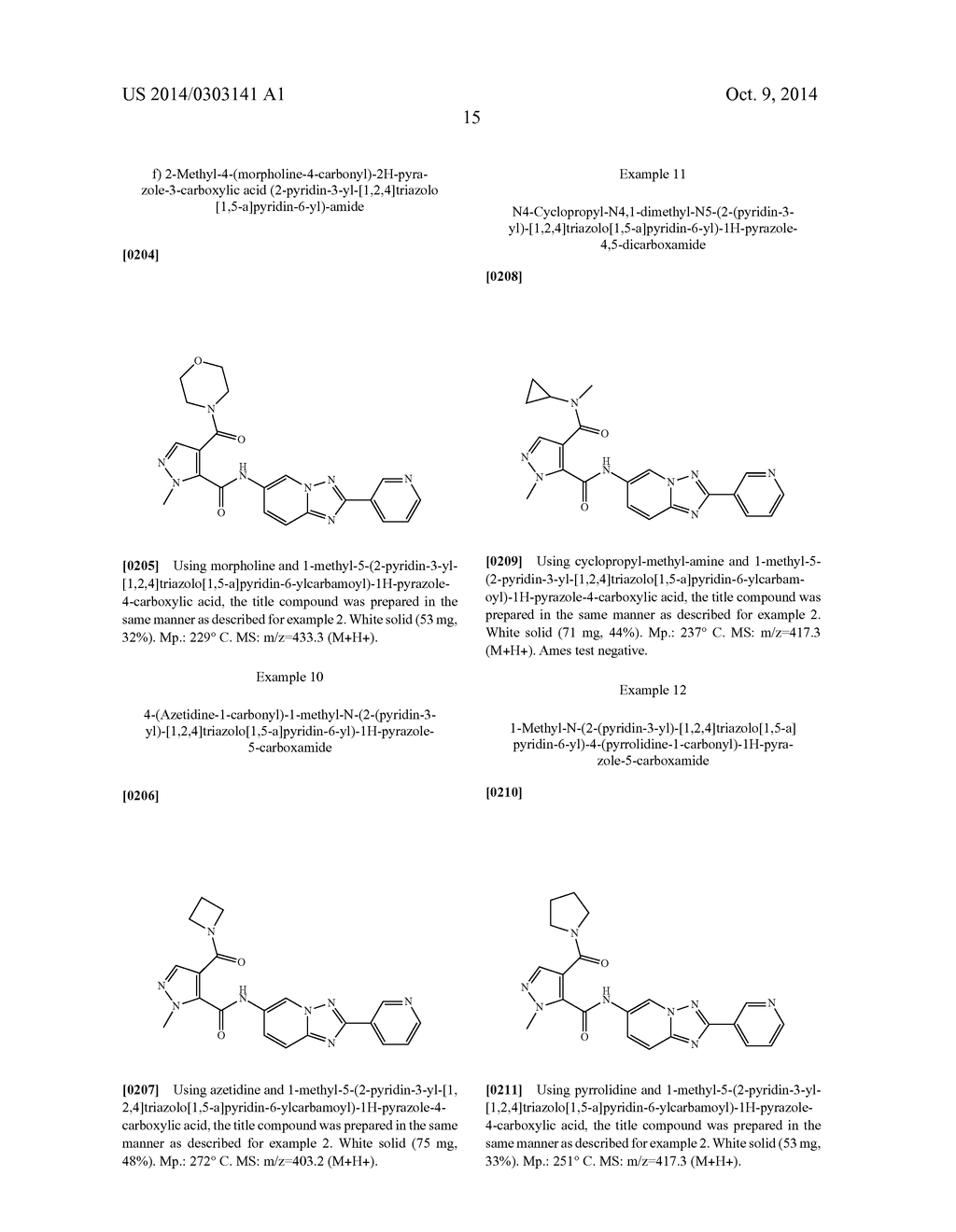 TRIAZOLOPYRIDINE COMPOUNDS - diagram, schematic, and image 16