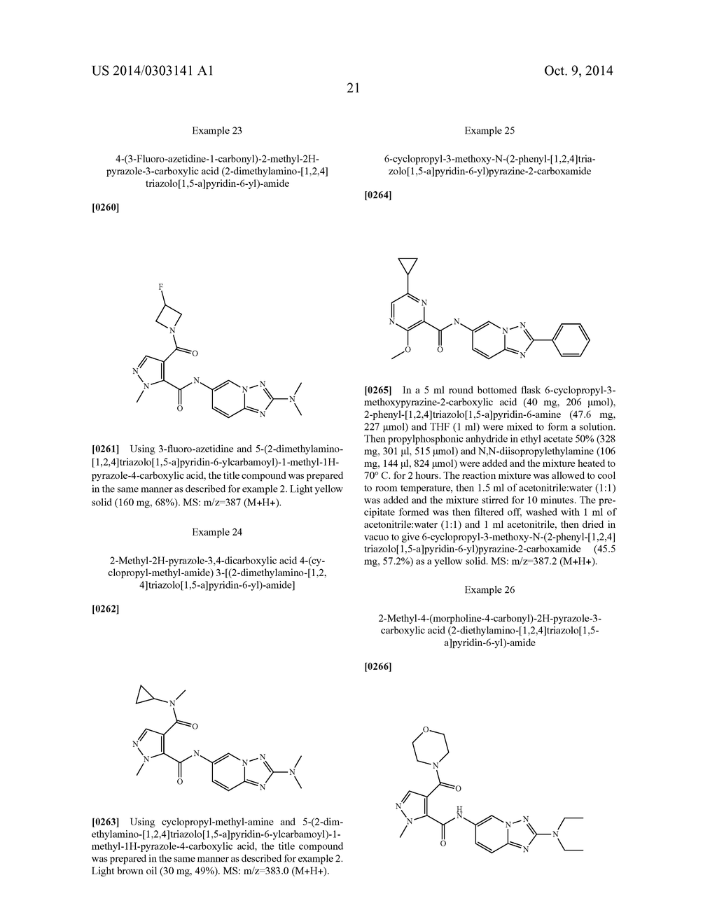 TRIAZOLOPYRIDINE COMPOUNDS - diagram, schematic, and image 22