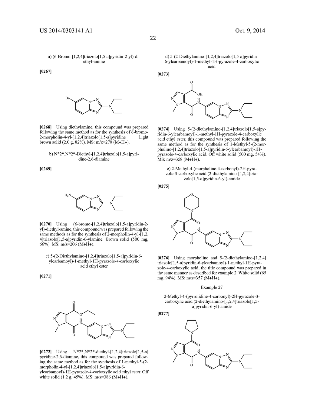 TRIAZOLOPYRIDINE COMPOUNDS - diagram, schematic, and image 23