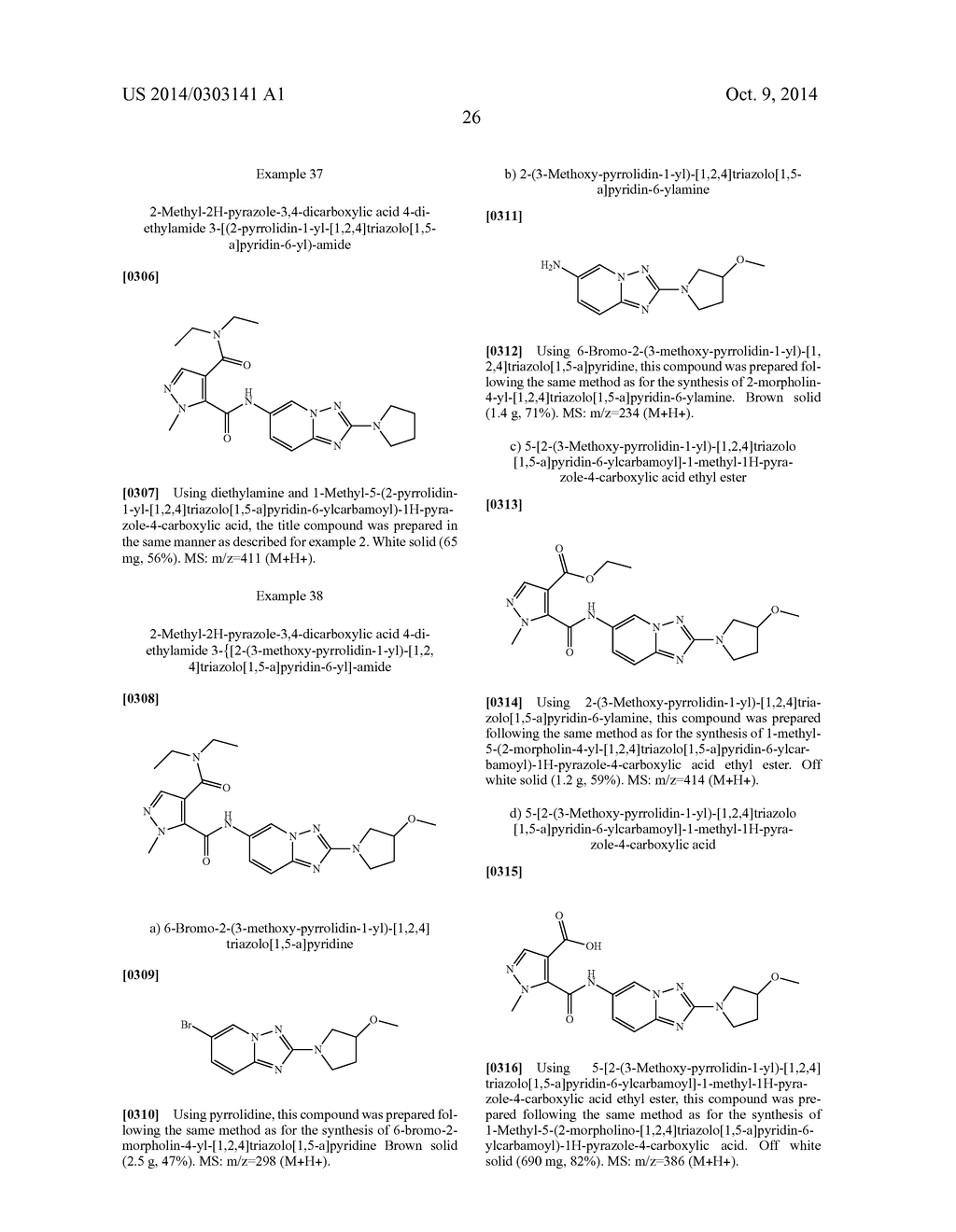 TRIAZOLOPYRIDINE COMPOUNDS - diagram, schematic, and image 27