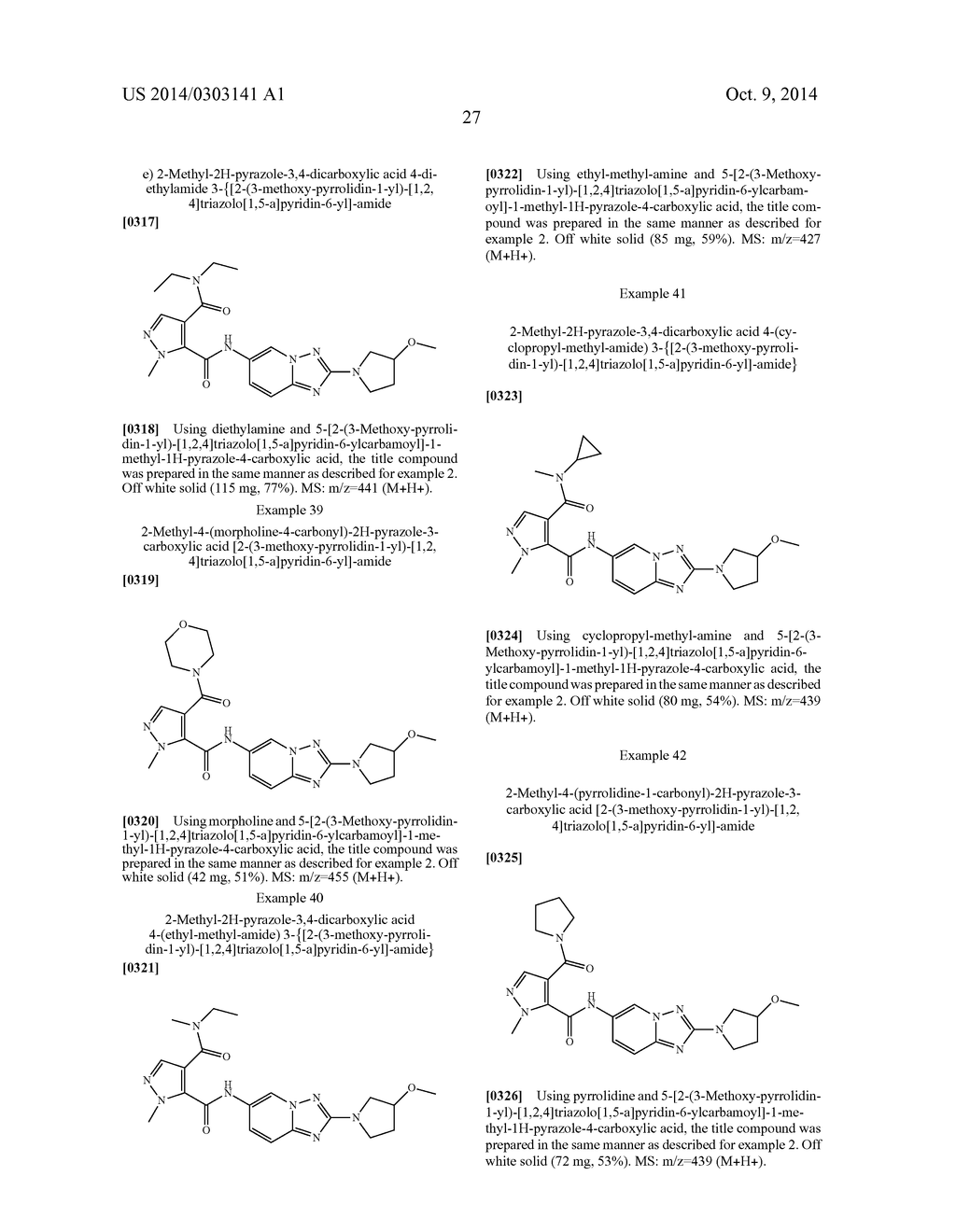 TRIAZOLOPYRIDINE COMPOUNDS - diagram, schematic, and image 28
