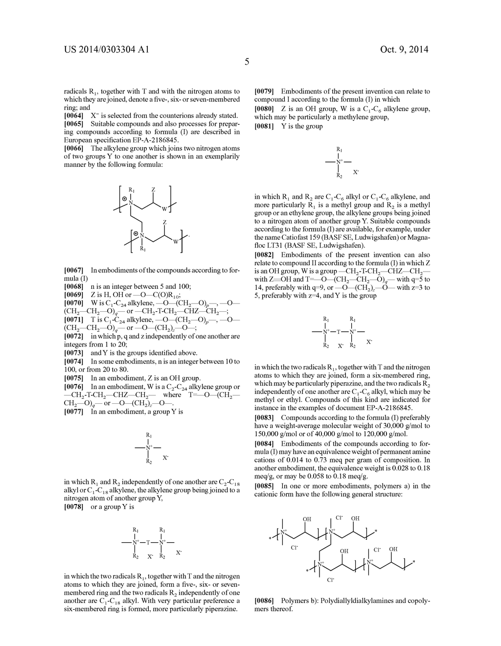 Cationic Polymers And Methods Of Providing Antistatic Properties To     Coating Materials - diagram, schematic, and image 06