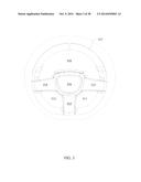 LIGHT-BASED TOUCH CONTROLS ON A STEERING WHEEL diagram and image