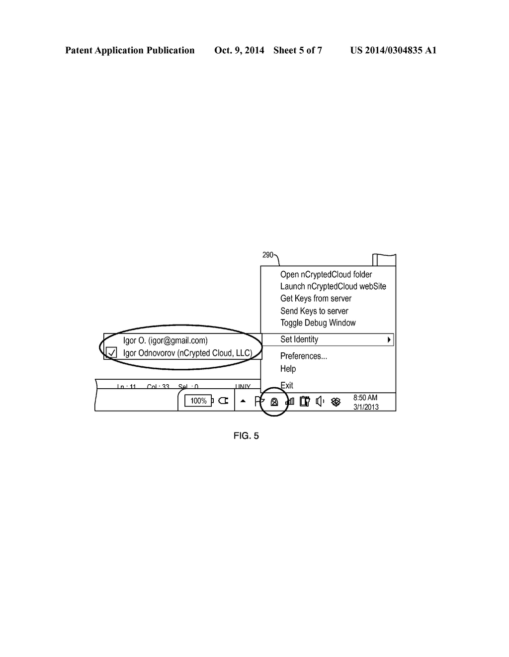 MULTI-IDENTITY FOR SECURE FILE SHARING - diagram, schematic, and image 06