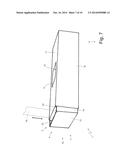 PACKING METHOD FOR PRODUCING A HINGED-LID, SLIDE-OPEN PACKAGE OF TOBACCO     ARTICLES WITH A SEALING FLAP diagram and image