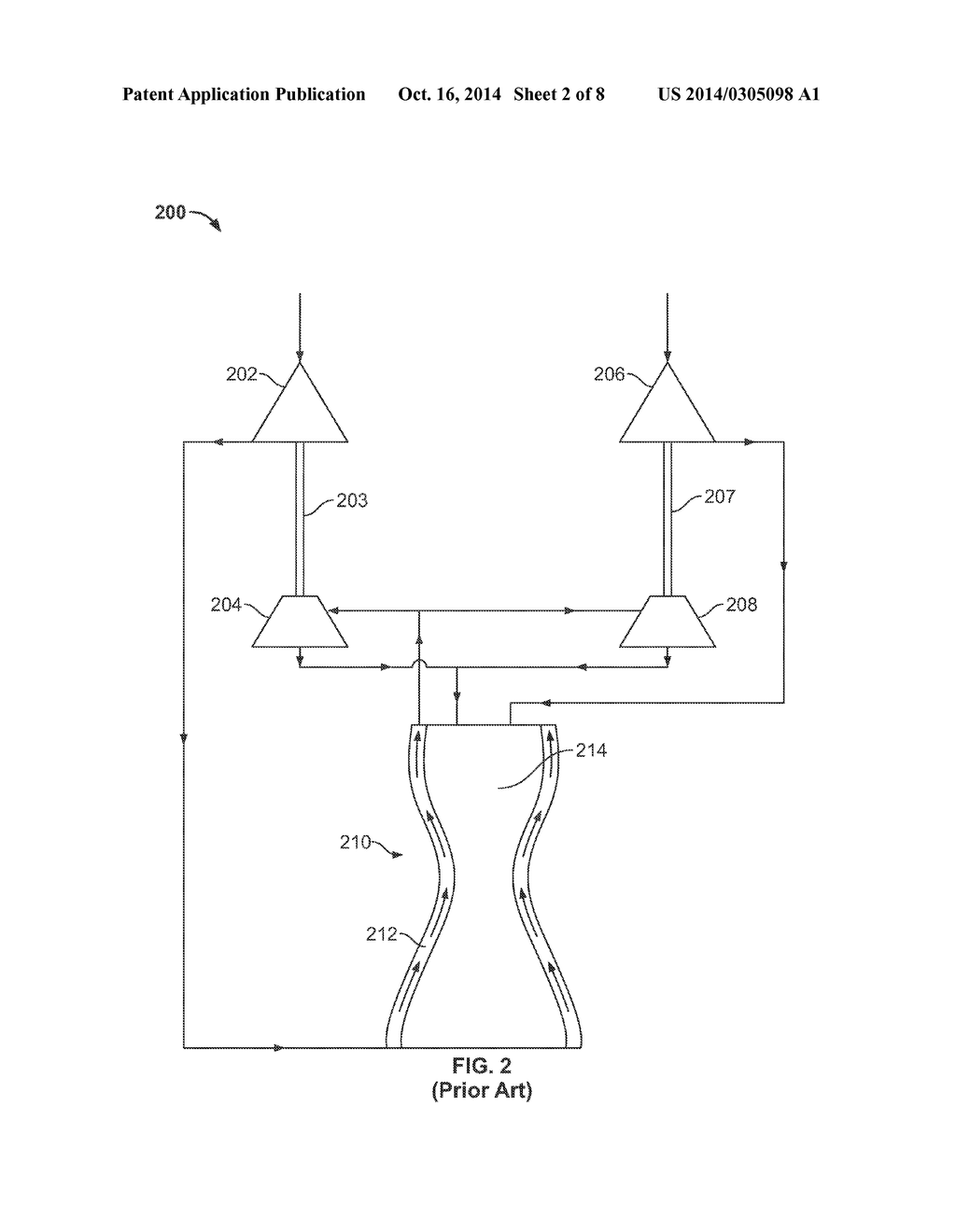 HYBRID-CYCLE LIQUID PROPELLANT ROCKET ENGINE - diagram, schematic, and image 03