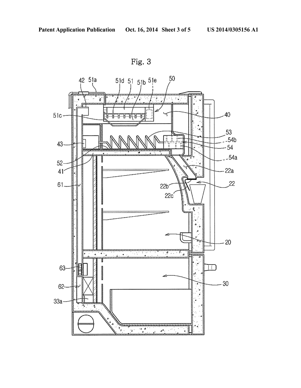 REFRIGERATOR WITH ICEMAKER COMPARTMENT HAVING AN IMPROVED AIR FLOW - diagram, schematic, and image 04