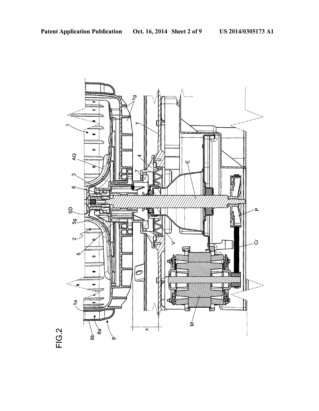 Floating Drum and Clutch for Top-Loading Washing Machine - diagram, schematic, and image 03