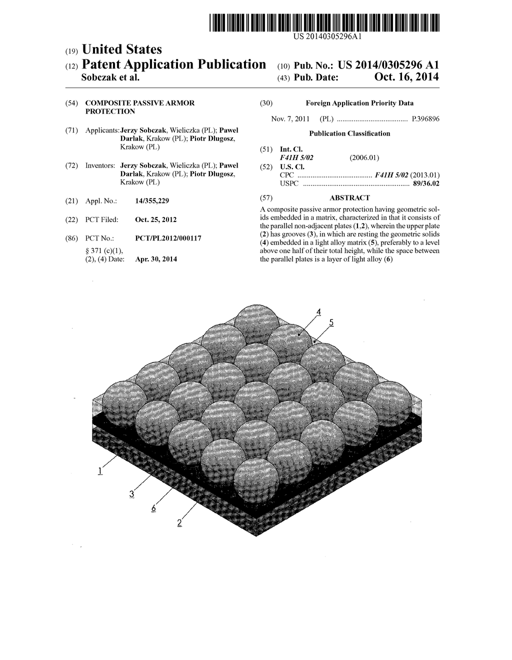 COMPOSITE PASSIVE ARMOR PROTECTION - diagram, schematic, and image 01