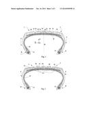 TYRE HAVING A TREAD COMPRISING AN IMPREGNATED FELT diagram and image