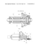 DISCONNECTOR-TYPE CLUTCH FOR REAR WHEEL-DRIVING DEVICE IN FOUR-WHEEL     DRIVING ELECTRIC VEHICLE diagram and image