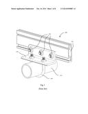 SOLAR ARRAY SUPPORT STRUCTURE, MOUNTING RAIL AND METHOD OF INSTALLATION     THEREOF diagram and image