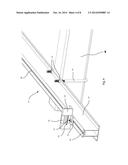 SOLAR ARRAY SUPPORT STRUCTURE, MOUNTING RAIL AND METHOD OF INSTALLATION     THEREOF diagram and image