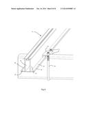 SOLAR ARRAY SUPPORT STRUCTURE, MOUNTING RAIL AND METHOD OF INSTALLATION     THEREOF diagram and image