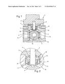 BALL VALVE HAVING AN EXTERNAL SEAL ARRANGEMENT, PARTICULARLY FOR USE IN     MOTOR VEHICLE REFRIGERANT CIRCUITS diagram and image