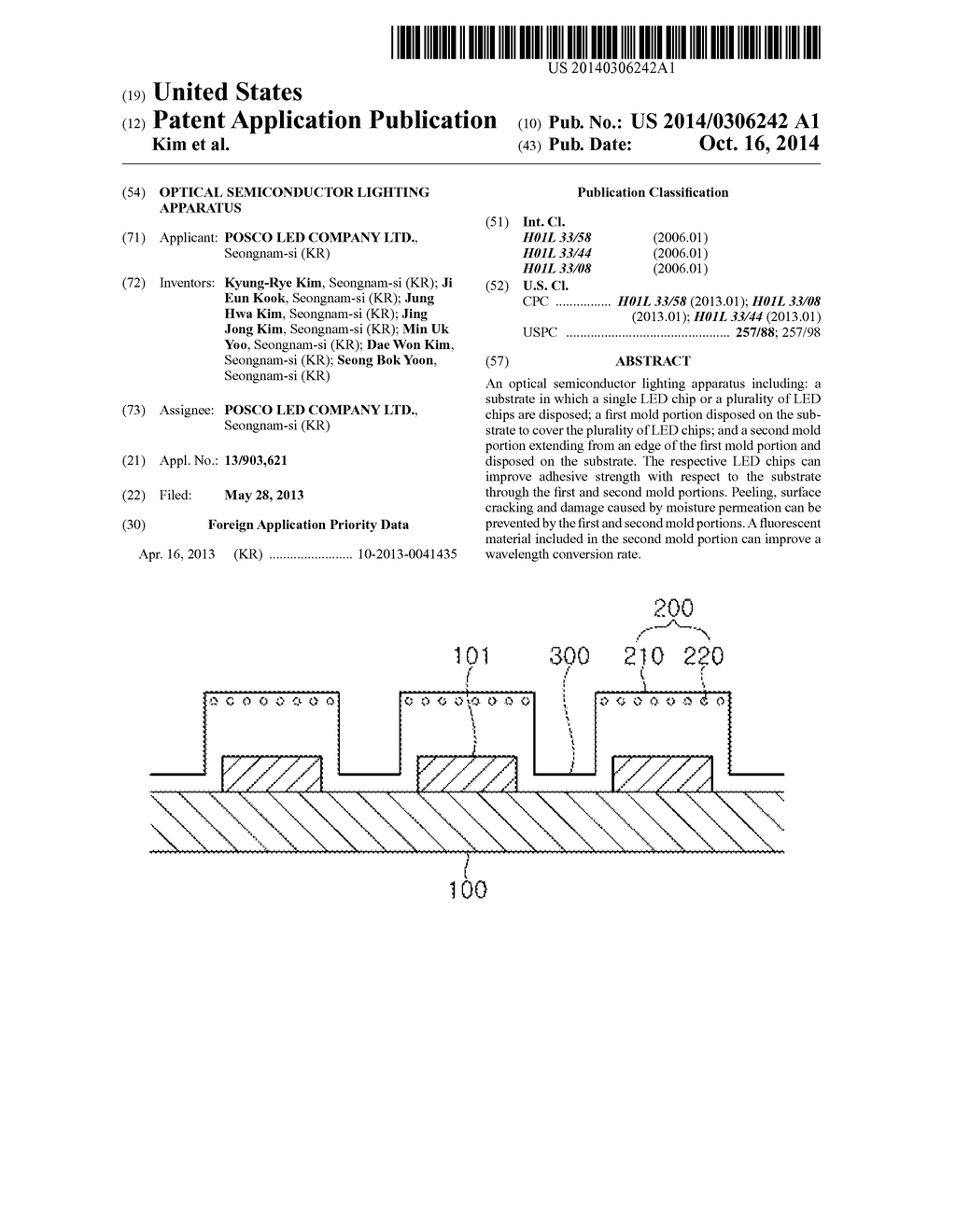 OPTICAL SEMICONDUCTOR LIGHTING APPARATUS - diagram, schematic, and image 01