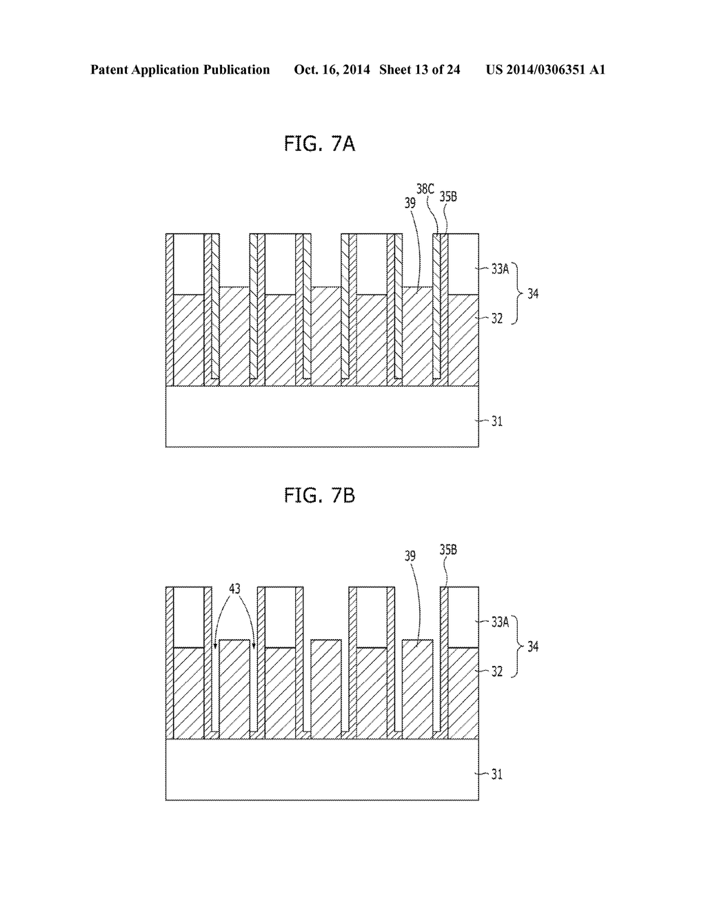 SEMICONDUCTOR DEVICE WITH AIR GAP AND METHOD OF FABRICATING THE SAME - diagram, schematic, and image 14