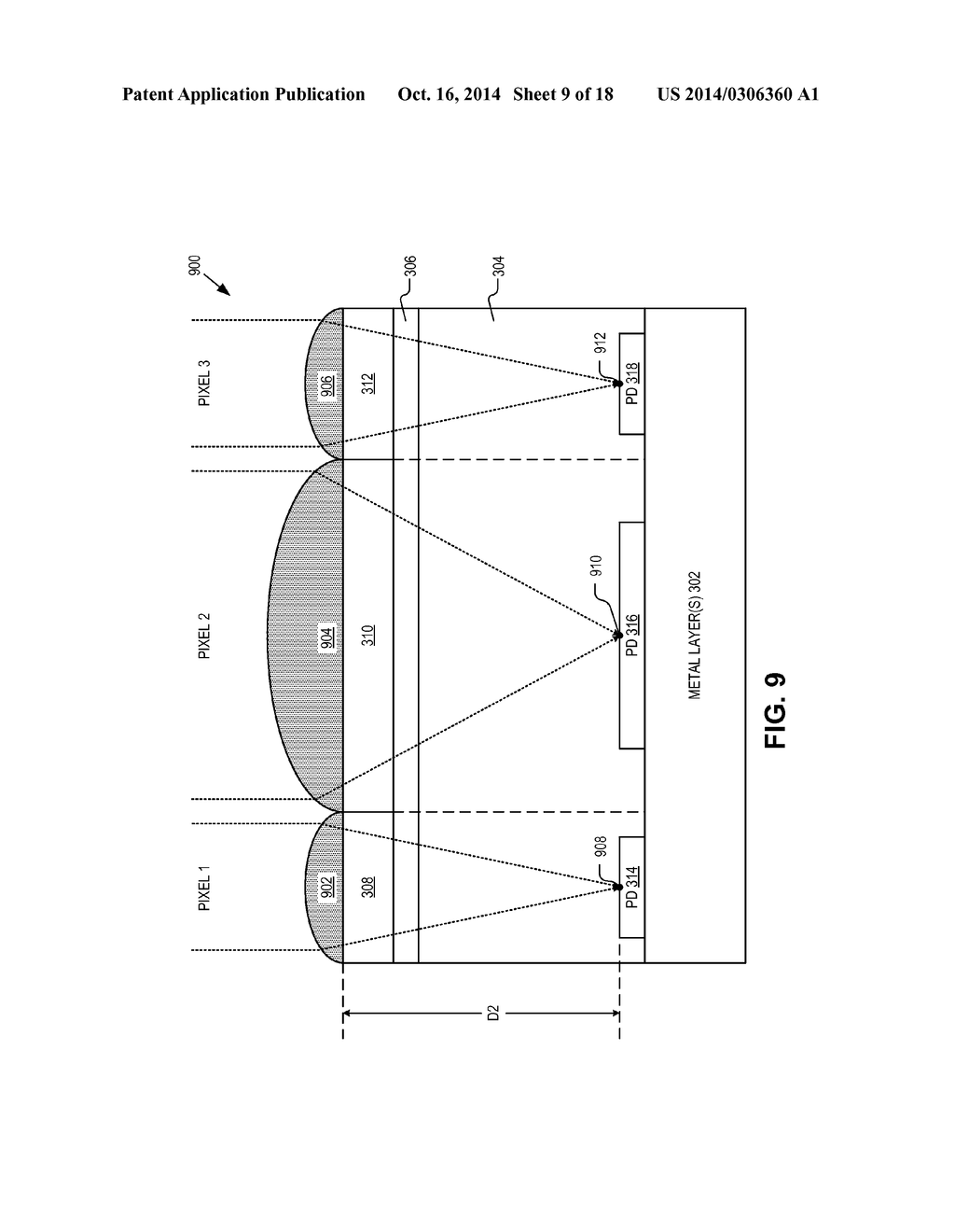 METHOD OF FORMING DUAL SIZE MICROLENSES FOR IMAGE SENSORS - diagram, schematic, and image 10