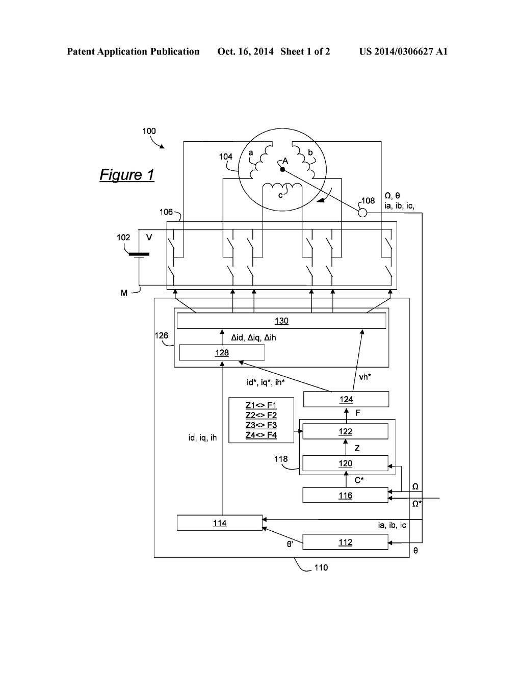 ROTARY DRIVE SYSTEM, METHOD FOR CONTROLLING AN INVERTER AND ASSOCIATED     COMPUTER PROGRAM - diagram, schematic, and image 02