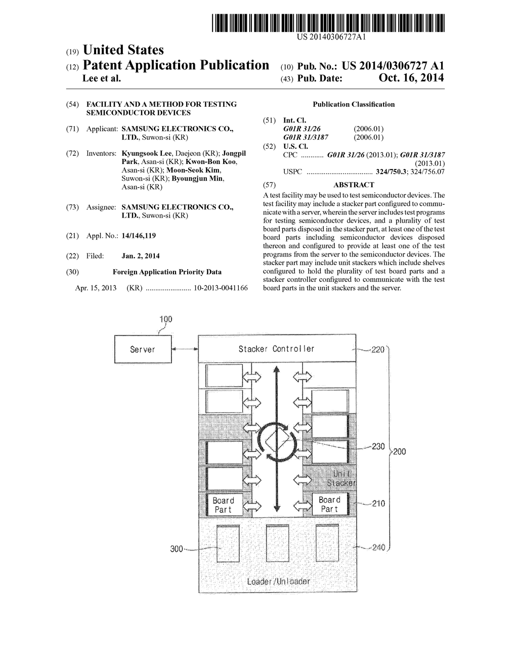 FACILITY AND A METHOD FOR TESTING SEMICONDUCTOR DEVICES - diagram, schematic, and image 01