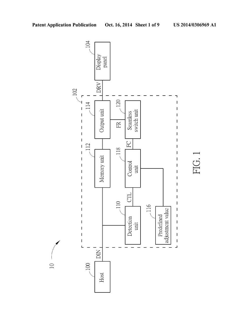 Display method and system capable of dynamically adjusting frame rate - diagram, schematic, and image 02