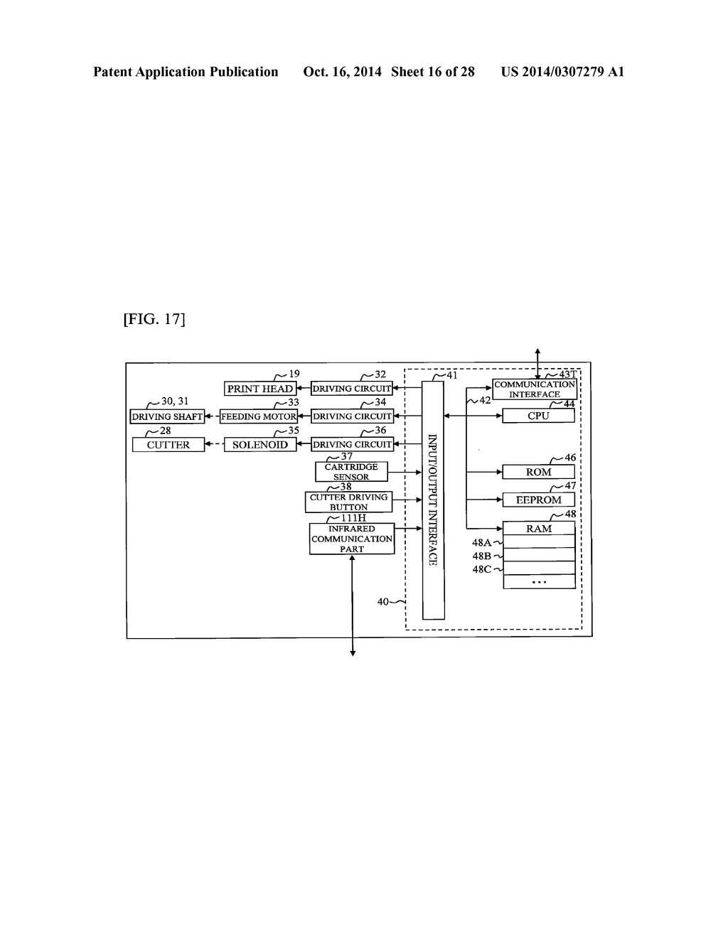 PRINTER AND PRINTING SYSTEM - diagram, schematic, and image 17