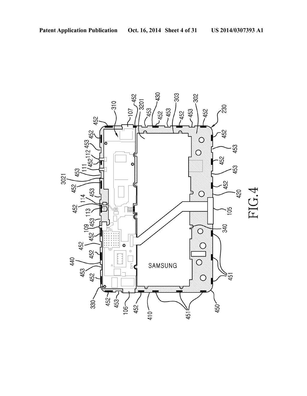 ELECTRONIC DEVICE AND ASSEMBLY STRUCTURE THEREOF - diagram, schematic, and image 05