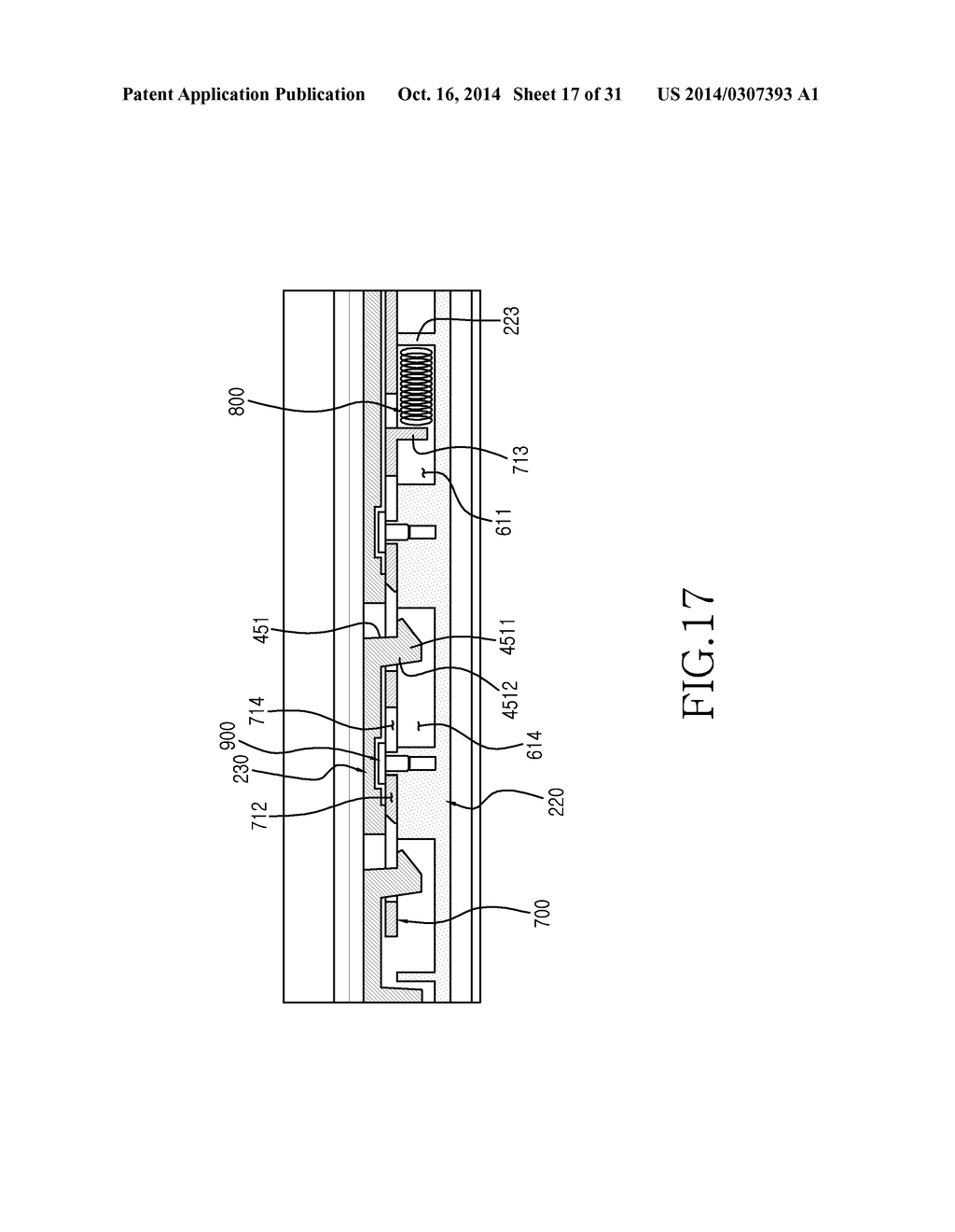 ELECTRONIC DEVICE AND ASSEMBLY STRUCTURE THEREOF - diagram, schematic, and image 18