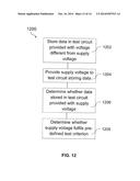 CIRCUIT ARRANGEMENT, A METHOD FOR TESTING A SUPPLY VOLTAGE PROVIDED TO A     TEST CIRCUIT, AND A METHOD FOR REPAIRING A VOLTAGE SOURCE diagram and image