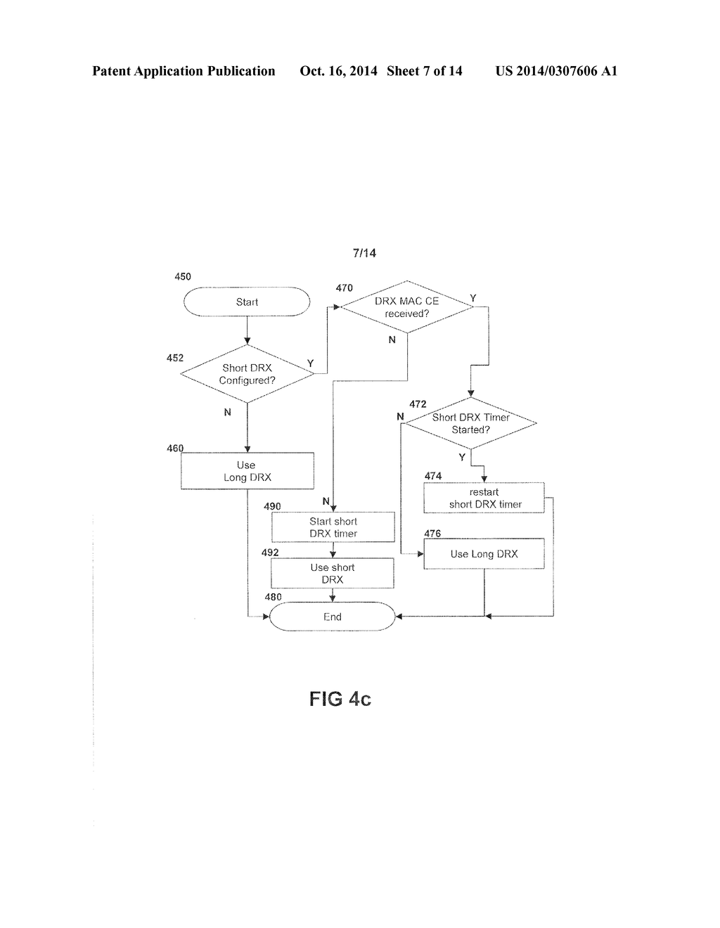 METHOD AND SYSTEM FOR THE CONTROL OF DISCONTINUOUS RECEPTION IN A WIRELESS     NETWORK - diagram, schematic, and image 08